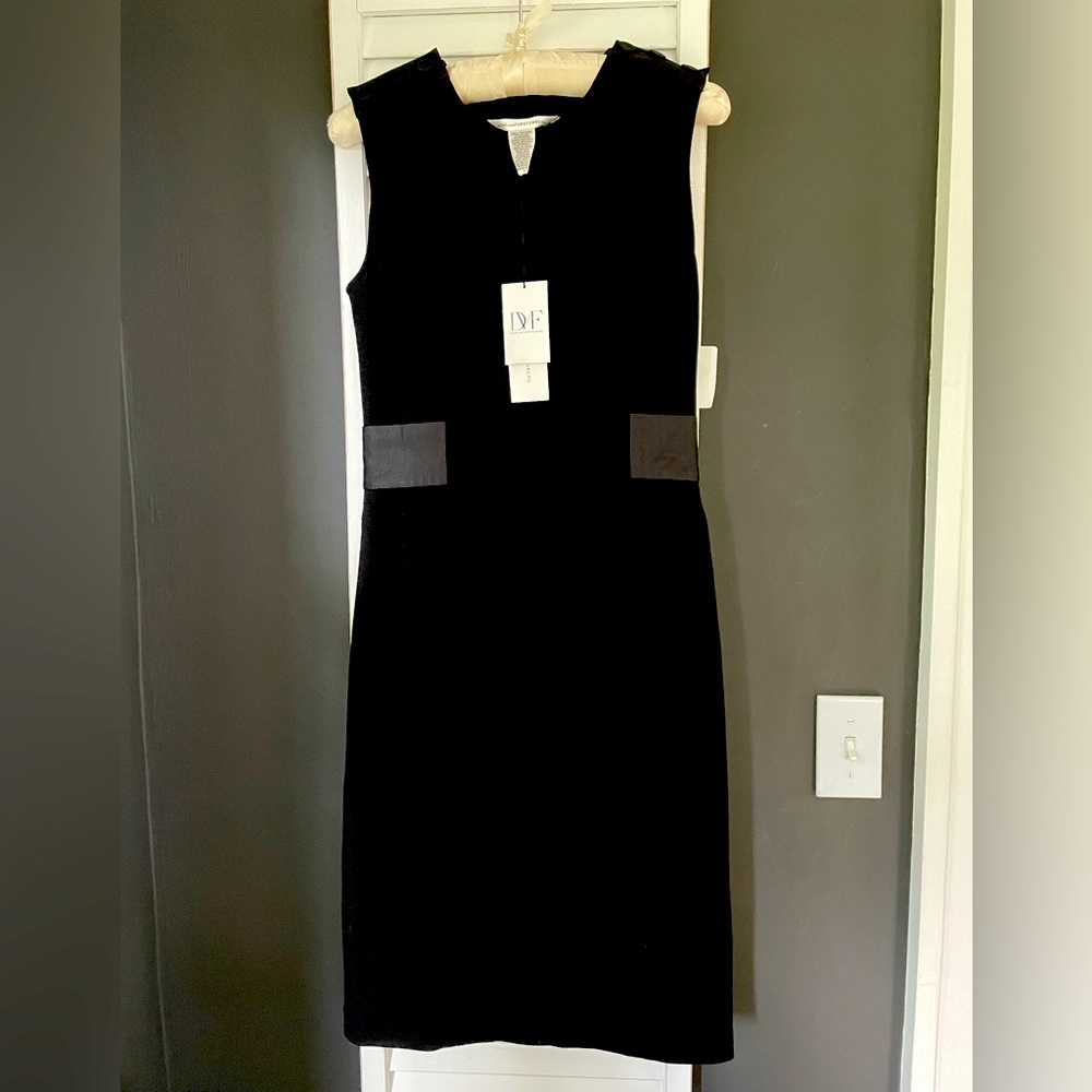 DIANE VON FURSTENBERG the Jacinta Sheath dress wool designer limited edition